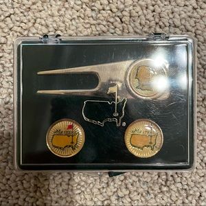 Commemorative Masters Golf Ball Marker and Divot Tool Set New In Box